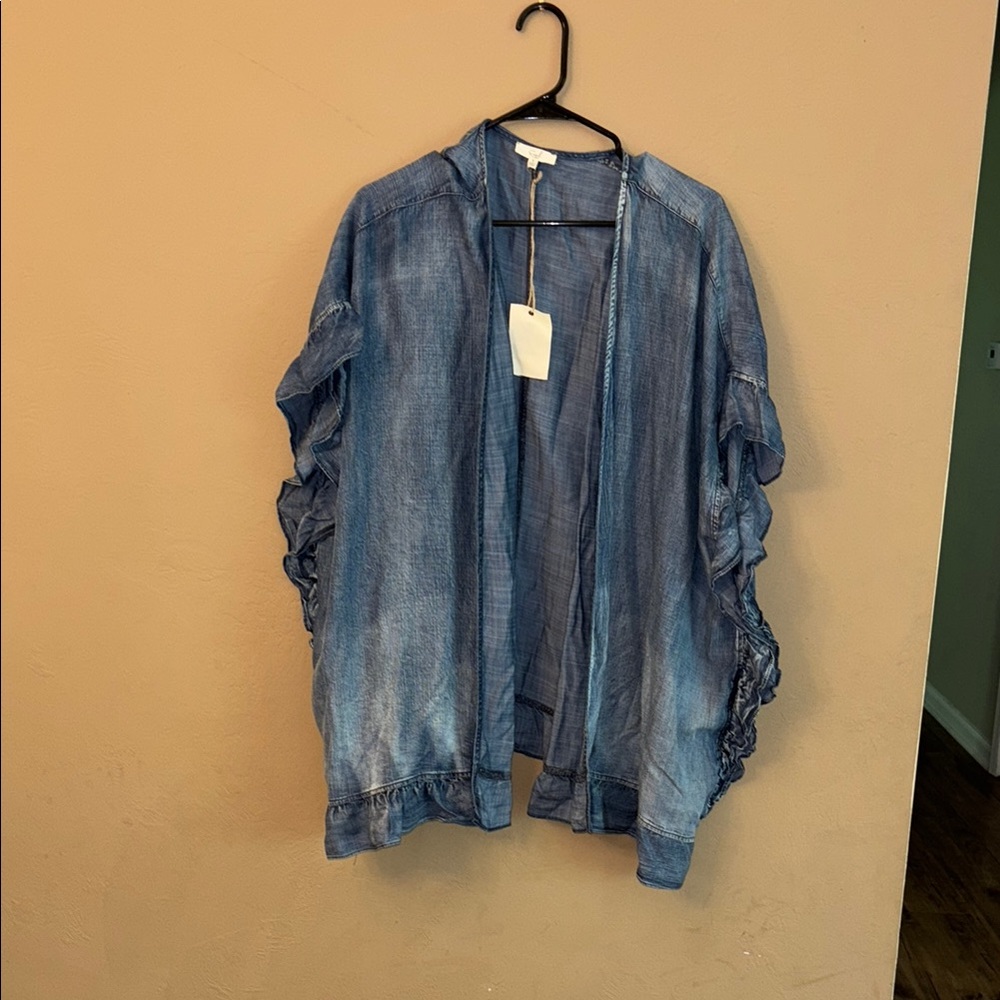 Easel Blue Women's Cardigan